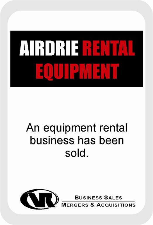 Airdrie Rental Equipment